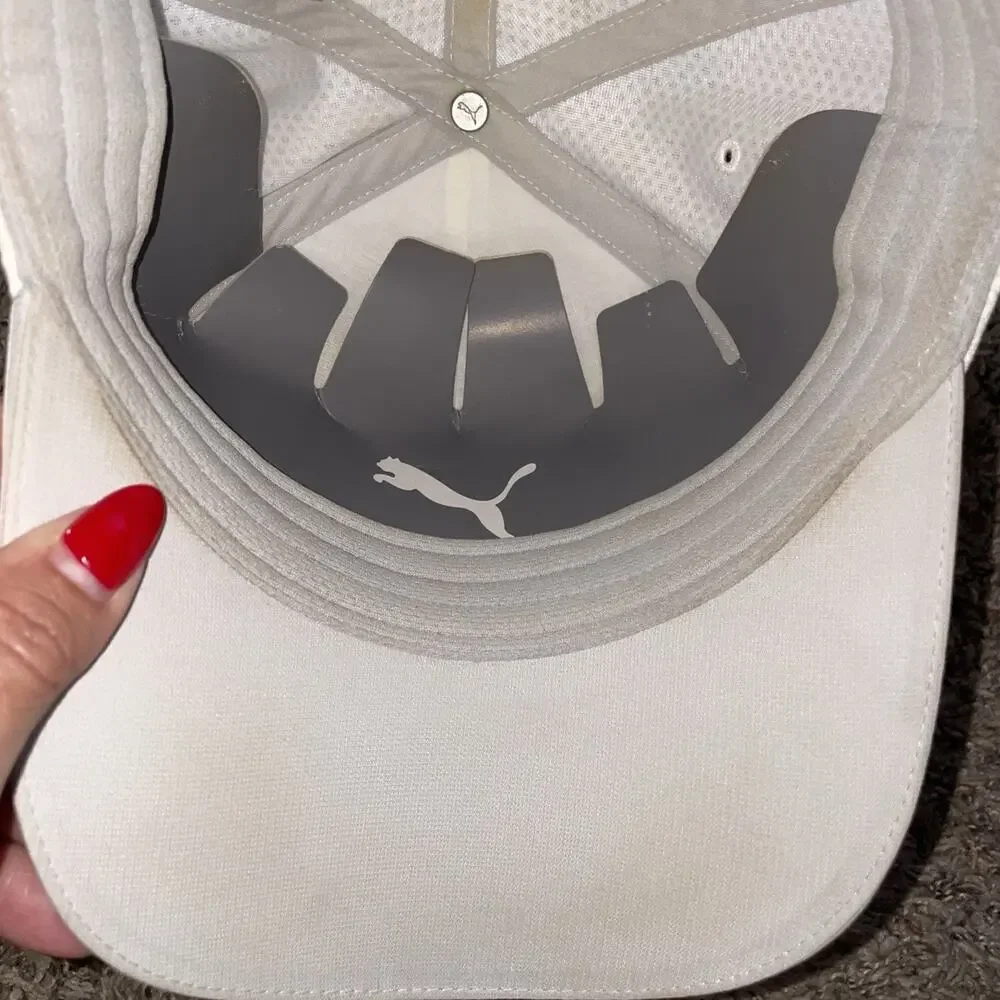 BMW Motorsport Hat Cap Strap Back White Puma Race Car Racing F1